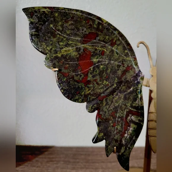 Dragons blood crystal butterfly wings